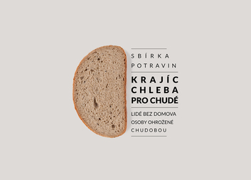 Potravinová sbírka Krajíc chleba pro chudé v hypermarketu Globus Olomouc