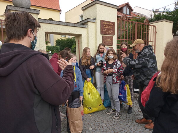 setkání s klientem a ředitelem Domova Sv. Anežky