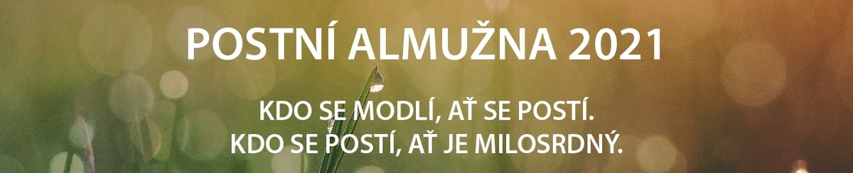 Postní almužna 2021