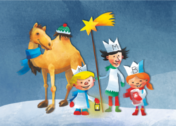 Slavnostní žehnání tříkrálovým koledníkům olomoucké arcidiecéze