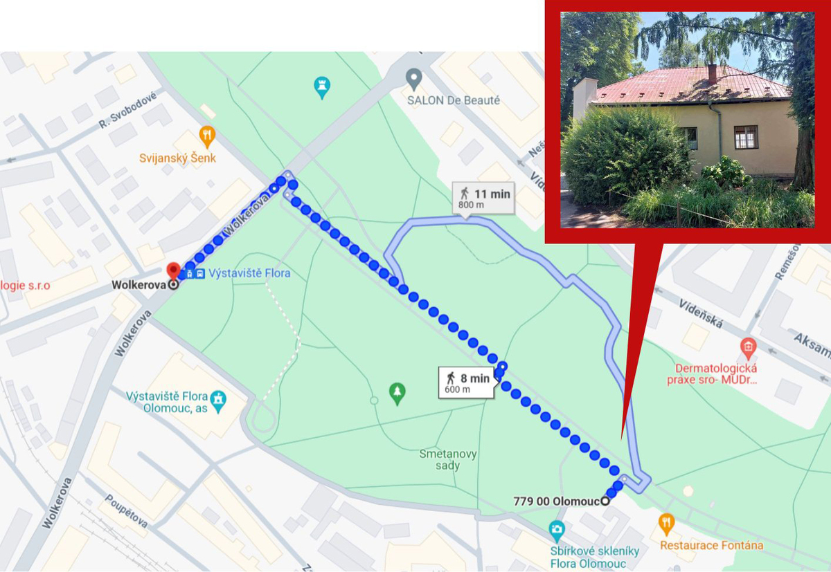 Centrum materiální pomoci mapa