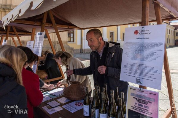 Starosta Velehradu a iniciátor benefice pro Charitu Olomouc Aleš Mergental. Foto František Ingr (Člověk a Víra)