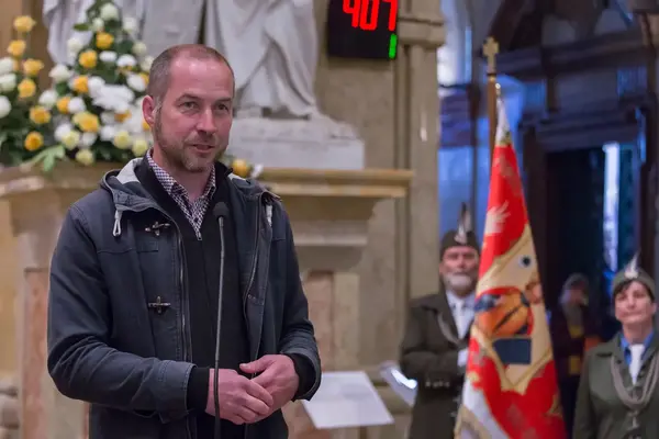 Starosta Velehradu a iniciátor benefice pro Charitu Olomouc Aleš Mergental. Foto_František Ingr (Člověk a víra)