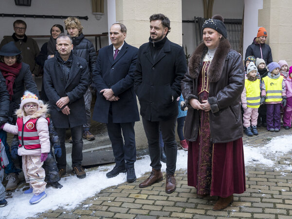 Přivítání na radnici