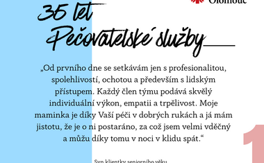 35 let Pečovatelské služby - vzkazy