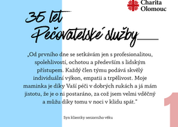 35 let Pečovatelské služby - vzkazy